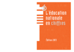 L'Education nationale en chiffres - édition 2013