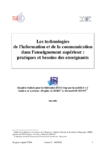 Les technologies de l'information et de la communication dans l'enseignement supérieur