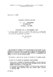 Avenant du 13 septembre 2005 à l'accord prévoyance du 3 juillet 1992 relatif au réexamen des conditions d'organisation de la mutualisation du régime et choix des organismes assureurs