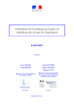 Evaluation de la politique publique de validation des acquis de l'expérience. Rapport