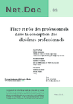 Place et rôle des professionnels dans la conception des diplômes professionnels