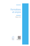 Formations et emploi. Edition 2018