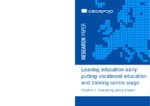 Leaving education early : putting vocational education and training centre stage ; Volume II - evaluating policy impact