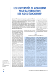 Les universités se mobilisent pour la formation des aides-éducateurs