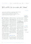 QCE et ICE : les inventaires de "climat"