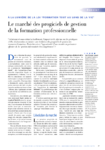 A la lumière de la loi "formation tout au long de la vie"