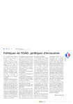 Politiques de FOAD, politiques d'innovation