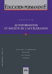 Autoformation et société de l'accélération