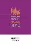 Rapport annuel Halde 2010