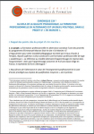 Au-delà de la qualité pédagogique, la formation professionnelle en alternance est un enjeu politique, dans le projet d'« En marche »