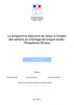 Le programme allemand de retour à l'emploi des seniors au chômage de longue durée