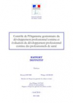 Contrôle de l’Organisme gestionnaire du développement professionnel continu et évaluation du développement professionnel continu des professions de santé