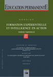 La formation par alternance comme herméneutique expérientielle