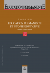 Éducation permanente et utopie éducative. Actualité d’Henri Desroche - Dossier