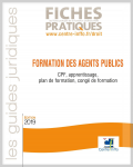 Formation des agents publics