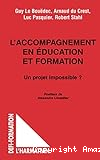 L'accompagnement en éducation et formation