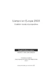 L'emploi en Europe 2003