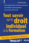 Tout savoir sur le droit individuel à la formation