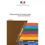 L'observatoire de l'emploi public. Rapport annuel 2004-2005