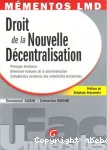 Droit de la nouvelle décentralisation