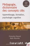 Pédagogie : dictionnaire des concepts-clés