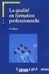 La qualité en formation professionnelle