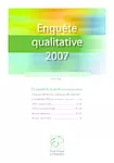 Enquête qualitative 2007