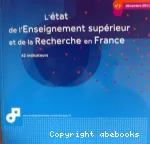 L'état de l'Enseignement supérieur et de la Recherche en France : 42 indicateurs