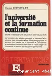 Université et la formation continue