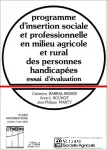 Programme d'insertion sociale et professionnelle en milieu agricole et rural des personnes handicapées