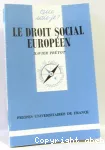 Droit social européen (Le)