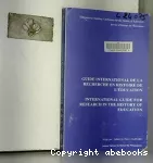 Guide international de la recherche en histoire de l'éducation