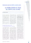 La mobilisation de tous au service des jeunes