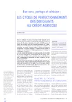 Les cycles de perfectionnement des dirigeants au Crédit Agricole