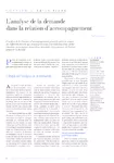 L'analyse de la demande dans la relation d'accompagnement