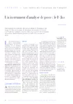 Un instrument d'analyse de poste : le F-Jas