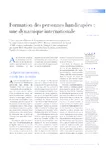 Formation des personnes handicapées