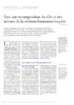 Vers une recomposition du rôle et des acteurs de la relation formation-emploi