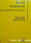 Savoir et pouvoir - les compétences en question