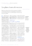 Les plates-formes de vocation