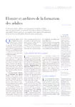 Histoire et archives de la formation des adultes