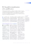 De la professionnalisation à la qualification