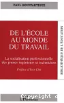 De l'école au monde du travail