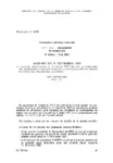 Avenant du 13 septembre 2005 à l'accord prévoyance du 3 juillet 1992 relatif au réexamen des conditions d'organisation de la mutualisation du régime et choix des organismes assureurs