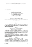 Accord du 16 décembre 2004 relatif à la formation thématique du personnel d'intervention