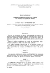 Accord du 8 septembre 2009 relatif à la constitution de la commission paritaire de l'emploi des agences de recherches privées