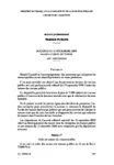 Accord du 8 décembre 2009 relatif à l'ordre des tuteurs