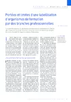 Portées et limites d'une labellisation d'organismes de formation par des branches professionnelles