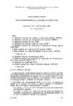 Accord du 29 octobre 2009 relatif à l'égalité professionnelle et salariale en agriculture