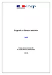 CNCP - Rapport au premier ministre 2013